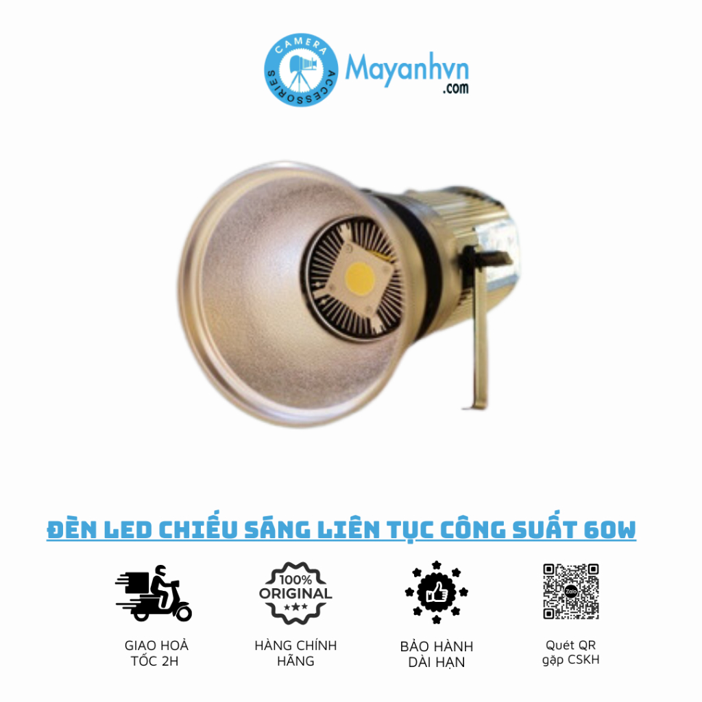 Đèn Led Chiếu Sáng Liên Tục Công Suất 60w