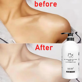 Sữa tắm trắng toàn thân Sữa tắm dưỡng ẩm Sữa tắm sữa bò 820ML tẩy da chết Loại bỏ da gà Dưỡng trắng và dưỡng ẩm da