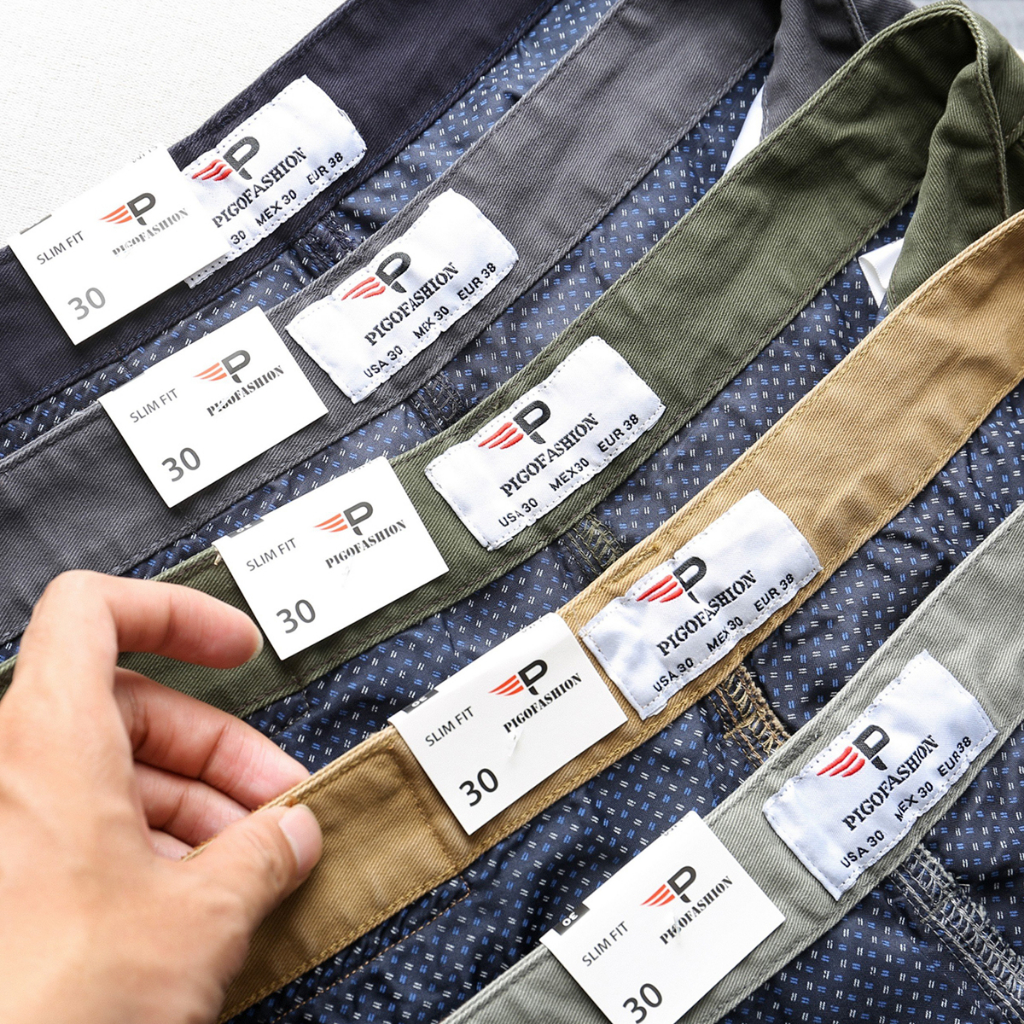 Quần dài nam chất kaki giả jean kiểu dáng co giãn nhẹ PigoFashion SPMQKKJ01