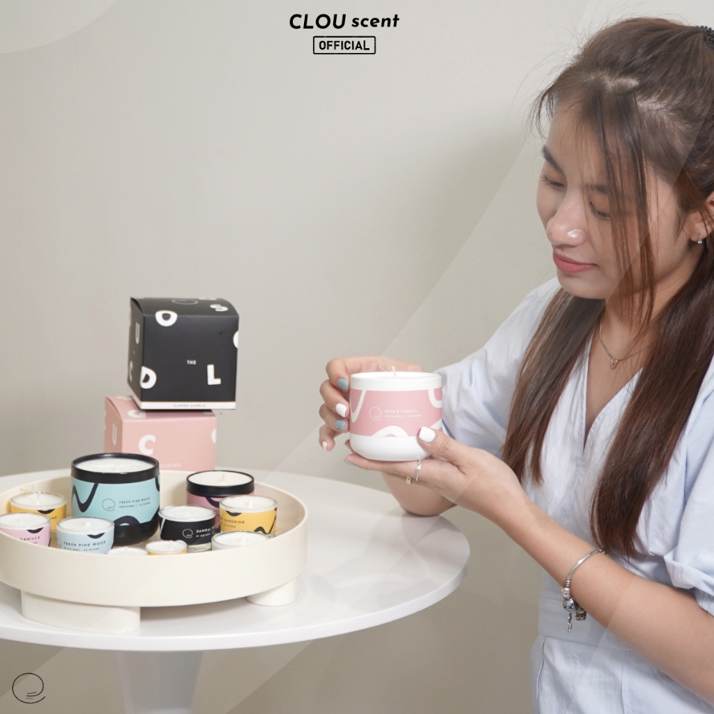 Nến Thơm Cao Cấp Yellow Sunshine - CLOU scent - Size 10ml - Quà Tặng, Trang Trí, Thơm Phòng, Sáp Thơm
