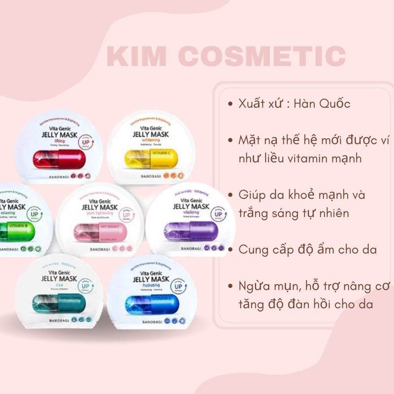 MẶT NẠ BANOBAGI DƯỠNG DA HÀN QUỐC