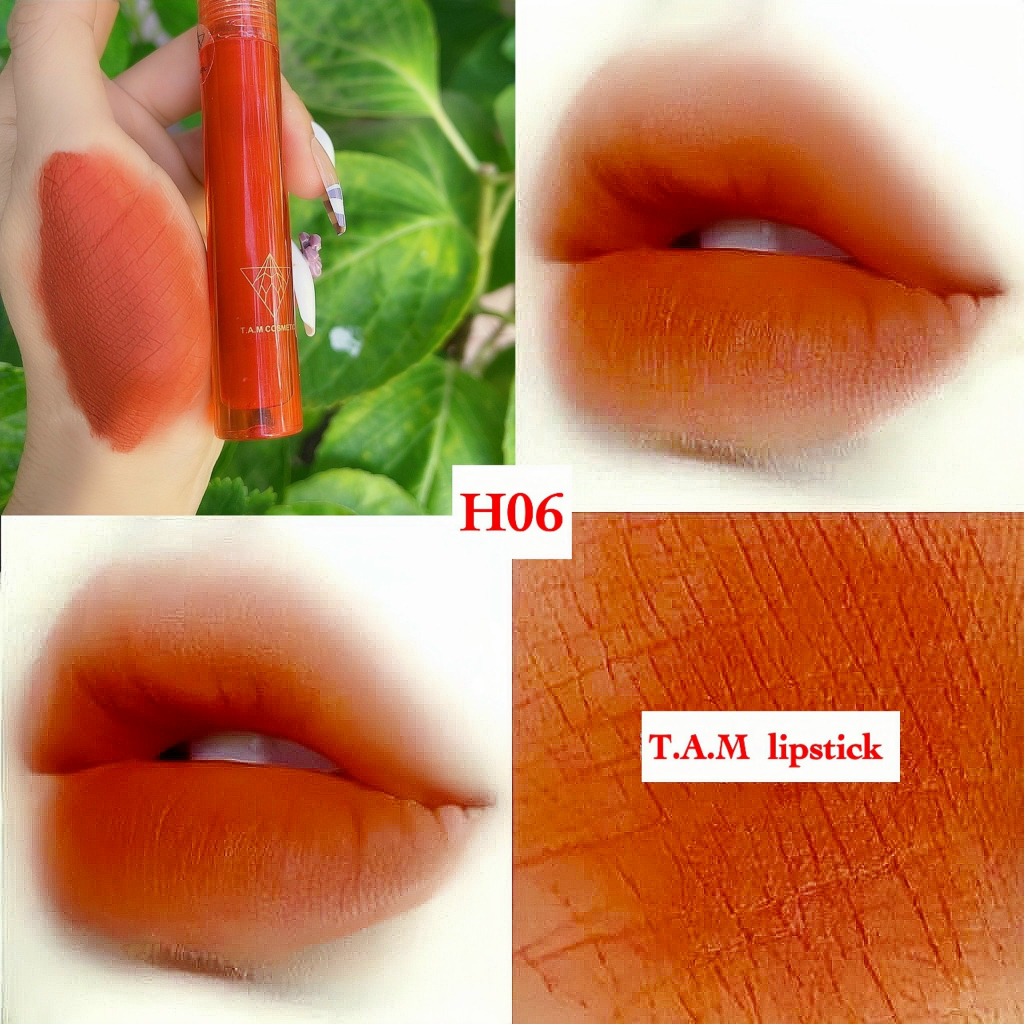Màu son cam cháy, son lì màu cam cháy, son kem lì không trôi chính hãng