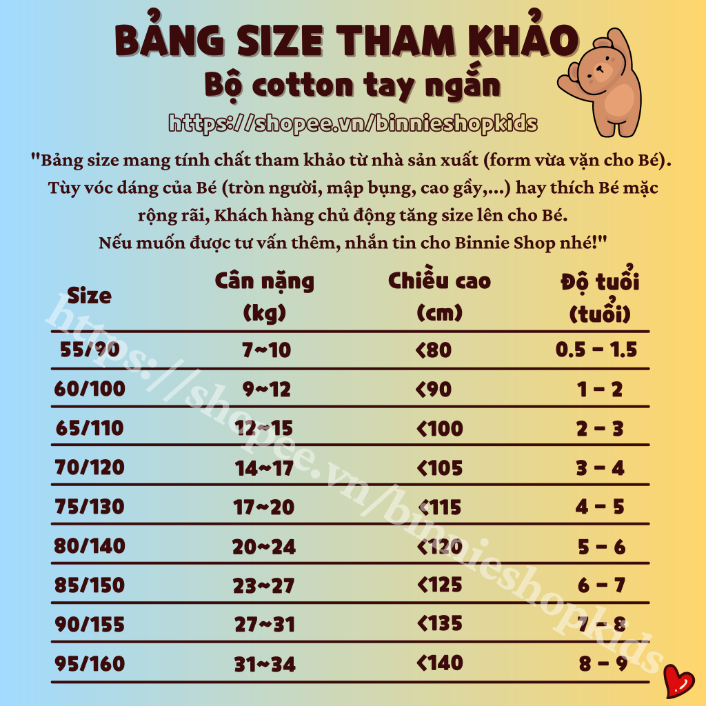 Bộ quần áo bé gái 15-24kg hình gấu dâu công chúa elsa pony Đồ bé gái mùa hè vải cotton mịn mát BINNIESHOP KGT5