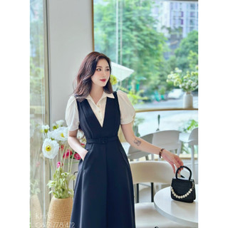 (Sỉ lẻ váy thiết kế) Tuyết mưa Giả yếm