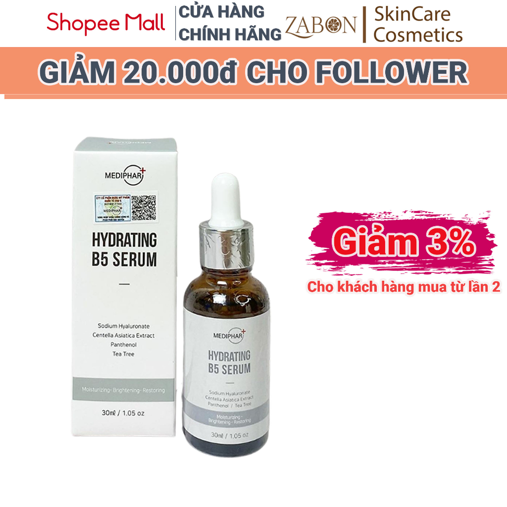 Serum Tinh Chất Dưỡng b5 Mediphar 30ml