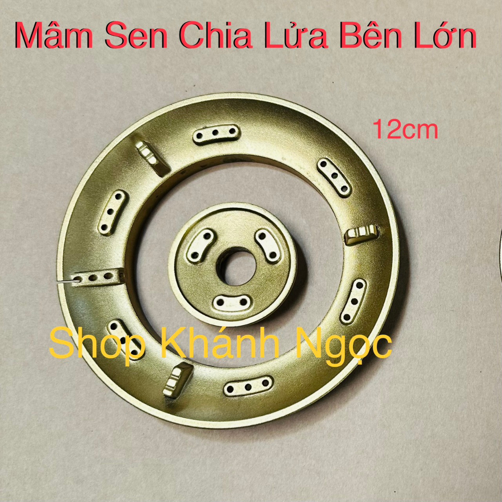 Đầu đốt chia lửa bếp gas Electrolux ETG728GKR - ETG729GKTR - ETG7266GKR - ETG7286GKR -  Kích thước 12cm