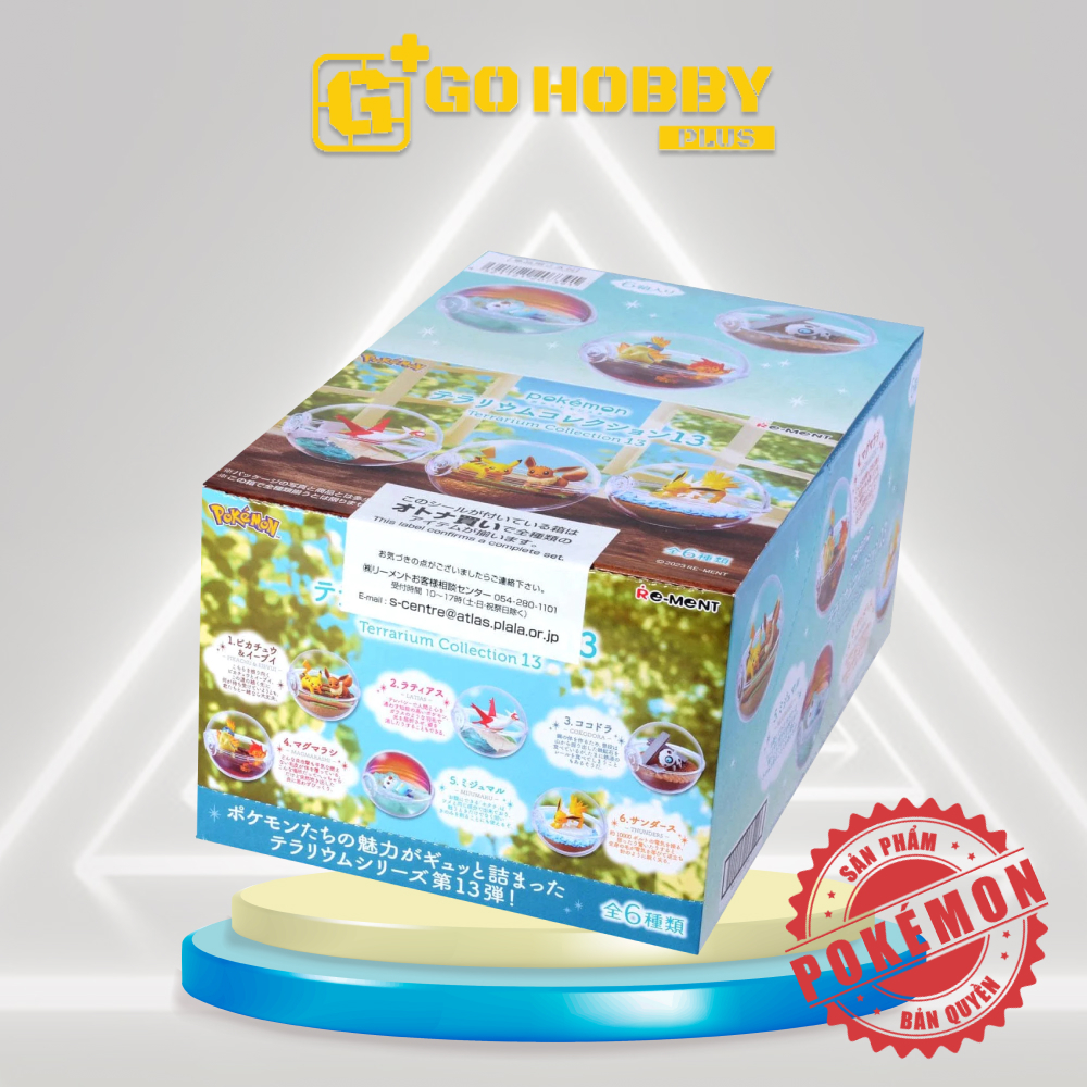 REMENT|  POKÉMON Terrarium 13 Collection Fullbox | Đồ chơi mô hình