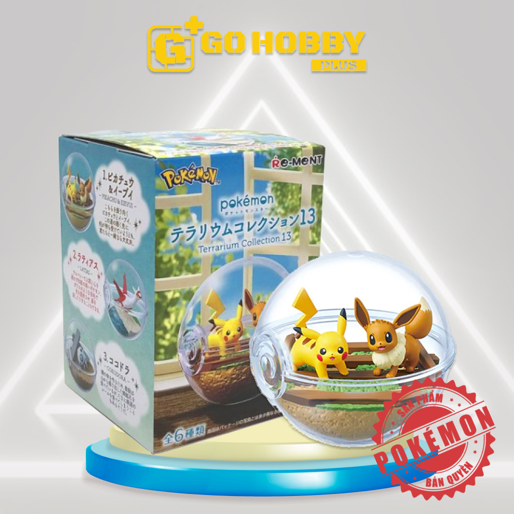 REMENT|  POKÉMON Terrarium 13 Collection Fullbox | Đồ chơi mô hình