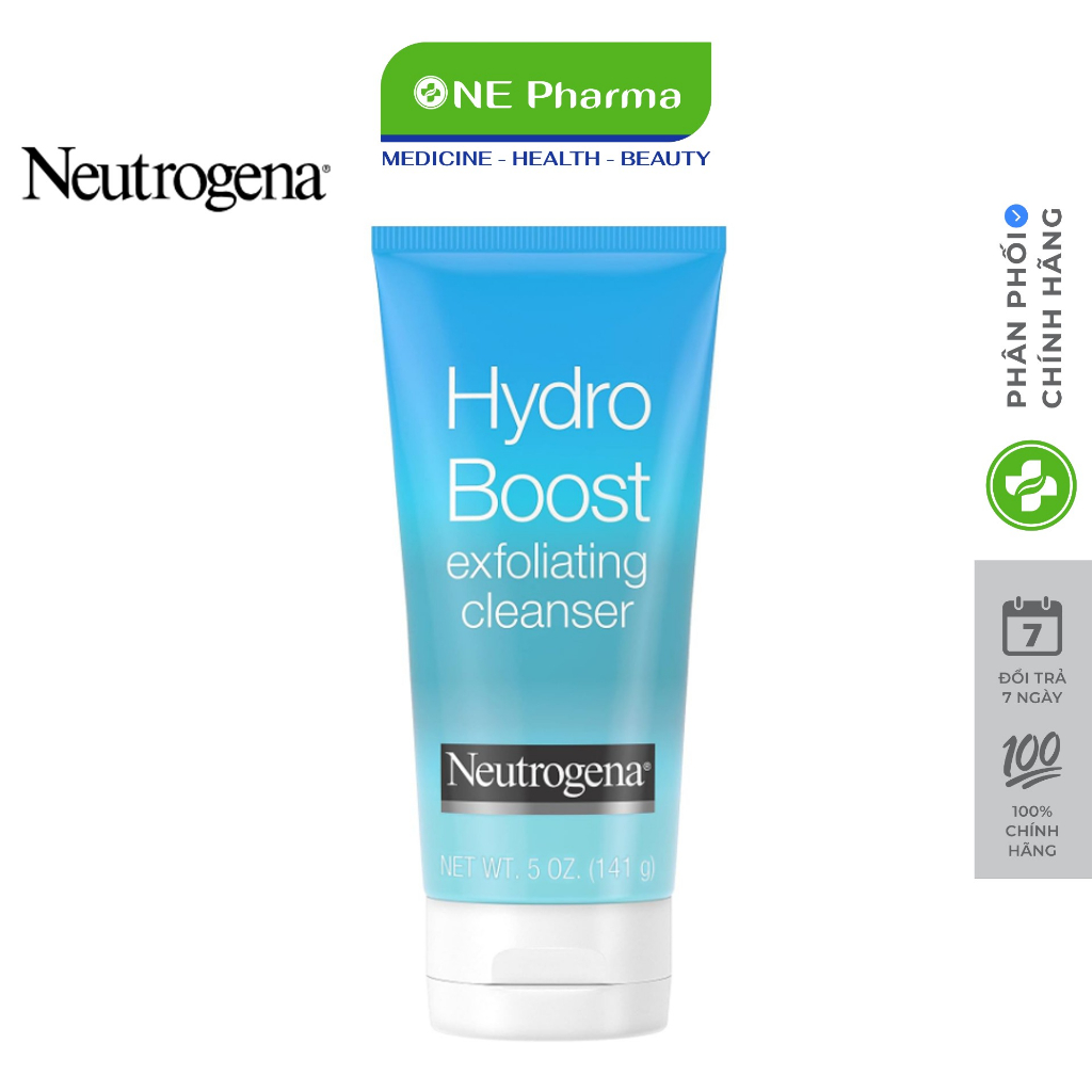 Sữa rửa mặt Neutrogena Hydro Boost Exfoliating Gel 141g