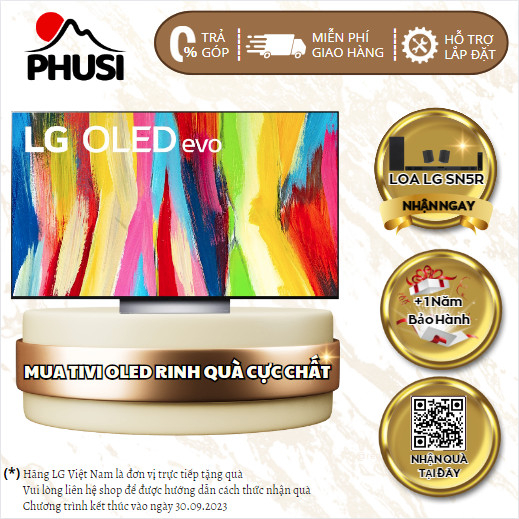 [55C2PSA] - [MIỄN PHÍ GIAO - LẮP] - Smart Tivi LG OLED 4K 55 inch OLED55C2PSA