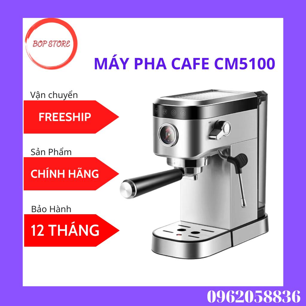 [Video Thật] Máy Pha Cafe, Máy Pha Cà Phê Tự Động CM5100