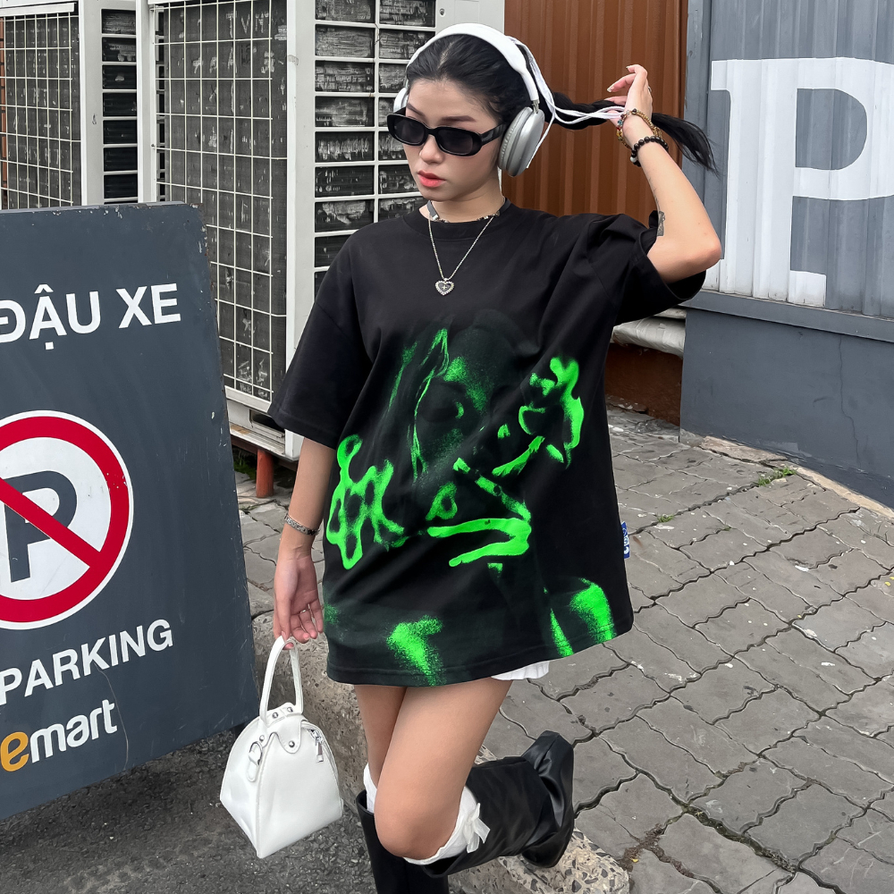 Áo thun unisex Onism SMYS màu đen- Charm tee Onism