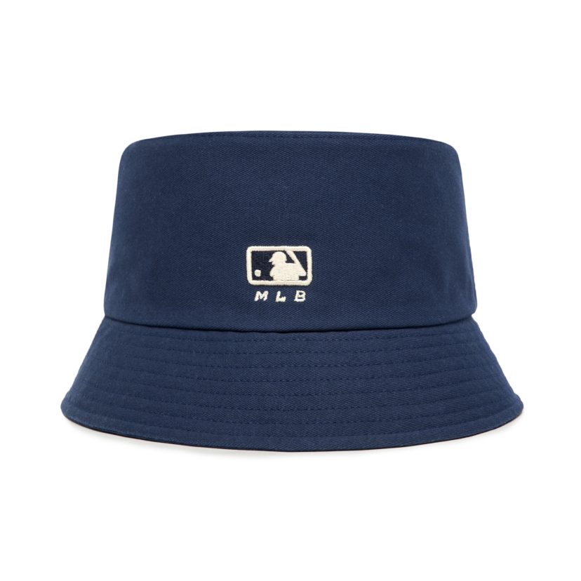Mũ bucket MLB thêu logo NY vải cotton mềm mại đứng form phong cách Hàn Quốc