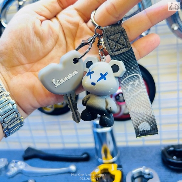ComBo Móc Khóa KoBi và Bọc Chìa Vespa Đủ Màu Cao Cấp Siêu Đẹp