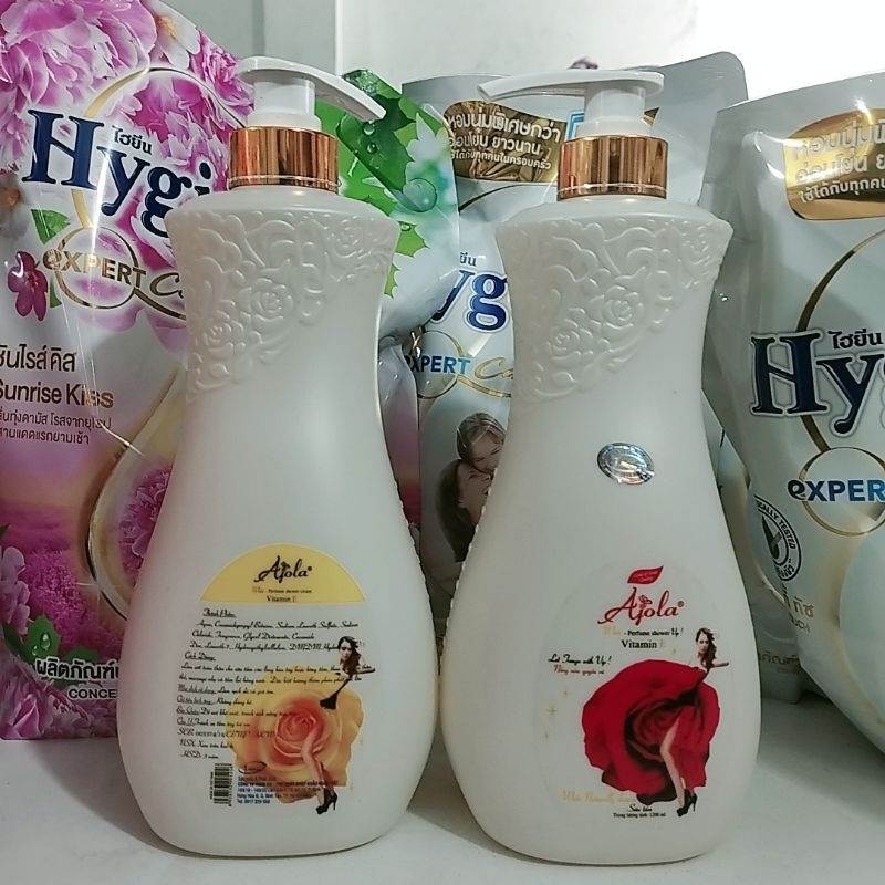 Sữa tắm AJOLA 1200ml hương nước hoa cao cấp lưu giữ hương thơm lâu hơn