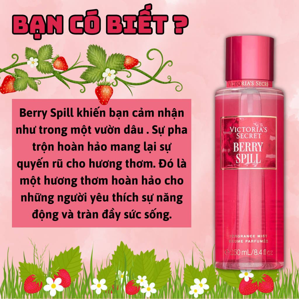 Body Mist Victoria Secret Chính Hãng Fuchsia Fantasy, Xịt Thơm Body Toàn Thân Victoria Secret Hương Nước Hoa