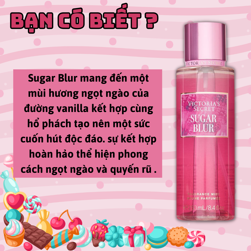 Body Mist Victoria Secret Chính Hãng Fuchsia Fantasy, Xịt Thơm Body Toàn Thân Victoria Secret Hương Nước Hoa