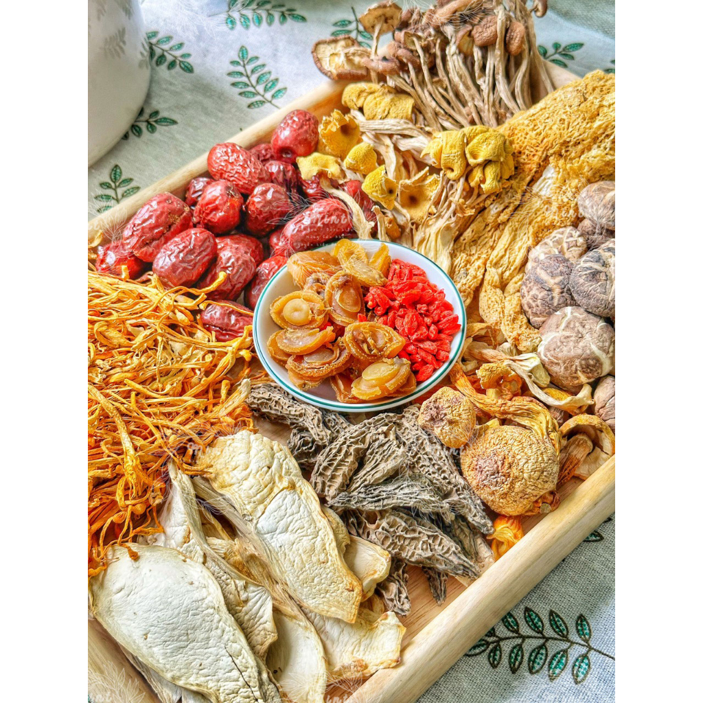 Set Canh Nấm Dưỡng Sinh 11 Vị + Kèm Bào Ngư