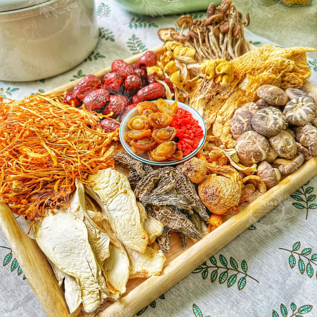Set Canh Nấm Dưỡng Sinh 11 Vị + Kèm Bào Ngư