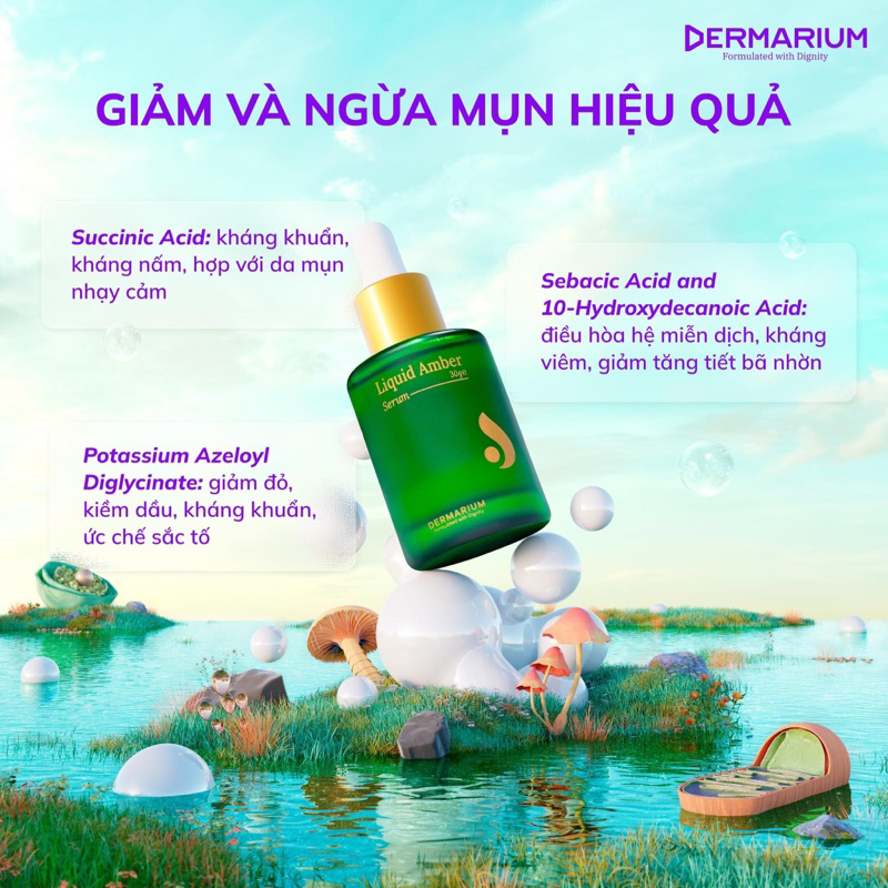 Liquid Amber Tinh Chất Giảm Viêm Cho Da Mụn 10ml