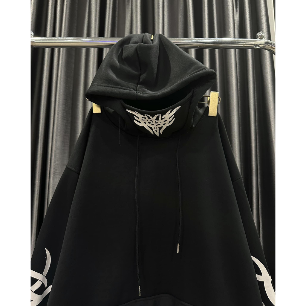 Áo hoodie,áo nỉ có mũ form rộng Unisex hoạ tiết lửa cổ cao chất nỉ dày dặn phong cách Ulzzang M19 | BigBuy360 - bigbuy360.vn