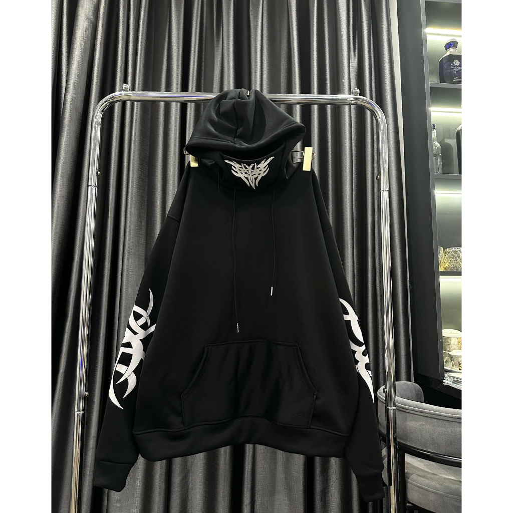 Áo hoodie,áo nỉ có mũ form rộng Unisex hoạ tiết lửa cổ cao chất nỉ dày dặn phong cách Ulzzang M19 | BigBuy360 - bigbuy360.vn