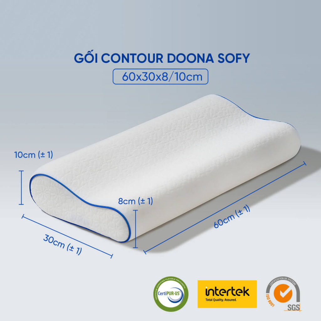 Combo tiết kiệm Chăn Lông Tuyết Fleece, Gối Foam Doona Sofy, Nệm xếp đa năng