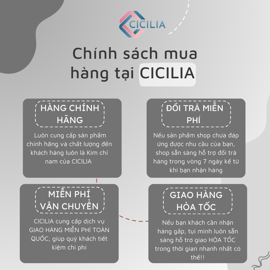 Bút Kẻ Lông Mày CICILIA 4 Màu Sắc Tùy Chọn Bền Màu Lâu Trôi CI-058