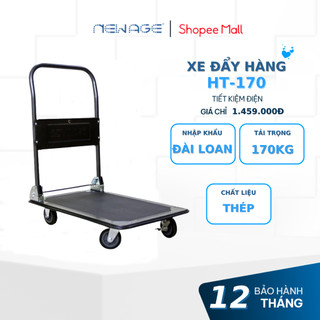 Xe đẩy hàng 4 bánh gấp gọn sàn thép phủ nhám chống gỉ chống xước ADVINDEQ , bảo hành 12 tháng toàn quốc