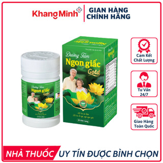 Viên uống dưỡng tâm ngon giấc gold thảo dược, hỗ trợ an thần và giấc ngủ ngon dành cho người lớn bị khó ngủ mất ngủ