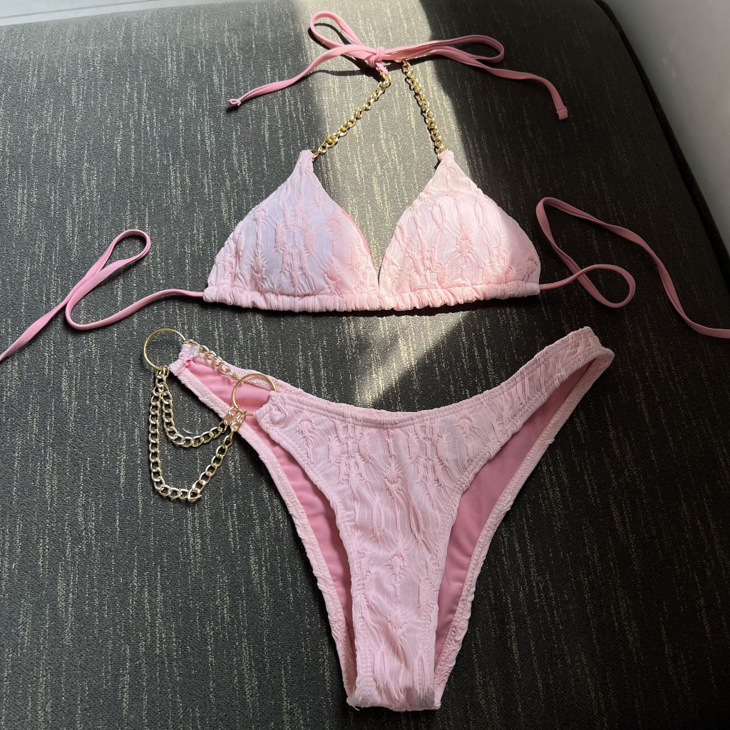 Bikini tam giác phối xích chanh sả