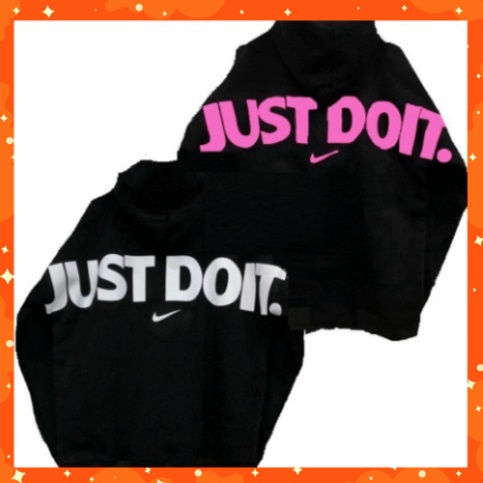 Áo Hoodie Thể Thao Nam Just Do It From Rộng Cao Cấp, Áo Hoodie Nỉ Bông Unisex Chất Nỉ Bông Cực Ngầu