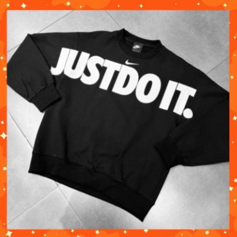 Áo Hoodie Thể Thao Nam Just Do It From Rộng Cao Cấp, Áo Hoodie Nỉ Bông Unisex Chất Nỉ Bông Cực Ngầu