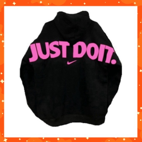 Áo Hoodie Thể Thao Nam Just Do It From Rộng Cao Cấp, Áo Hoodie Nỉ Bông Unisex Chất Nỉ Bông Cực Ngầu