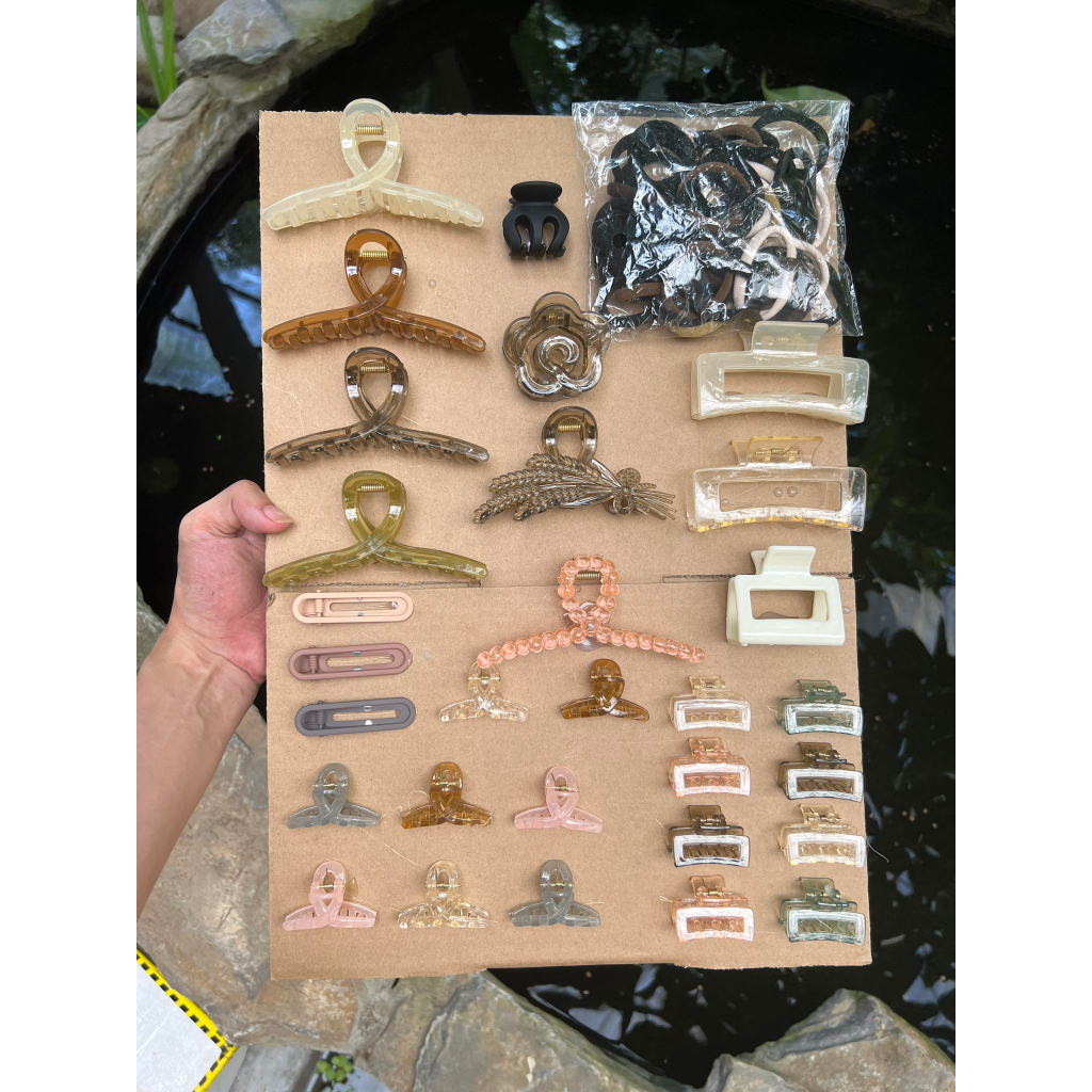 Set Kẹp Tóc 80 Chi Tiết ( Kẹp Tóc + Buộc Tóc )