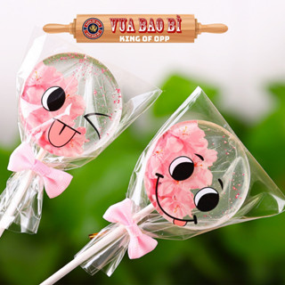 Set 100 Túi đựng kẹo mút, túi gói kẹo, nhiều kích thước, chất liệu an toàn, bền bỉ - VUA BAO BÌ