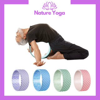 Vòng yoga hoa văn masage trị liệu 3D Nature Yoga màu pastel 13 x 33cm