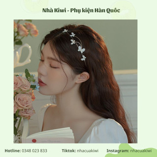 Băng đô butterfly ngọc trai nhân tạo