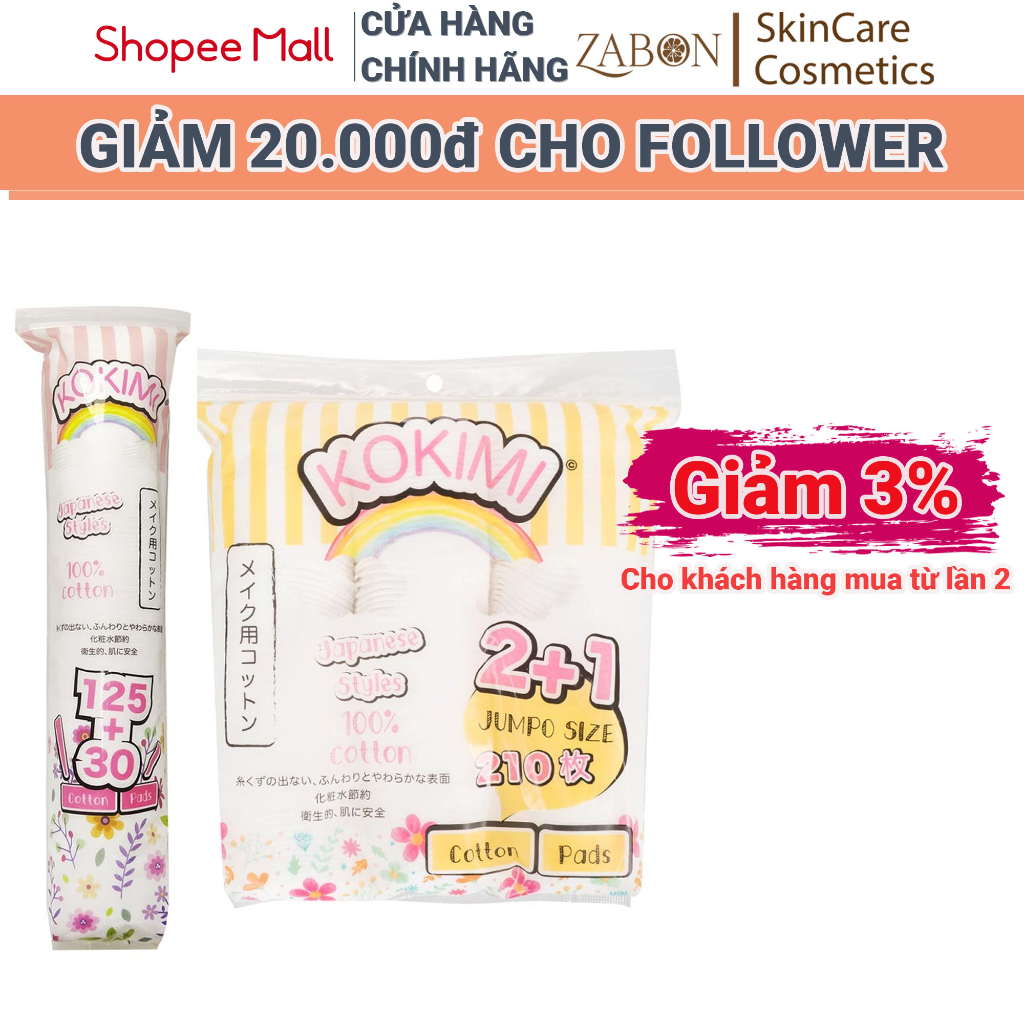 Bông Tẩy Trang Mihoo Kokimi Cotton Pads