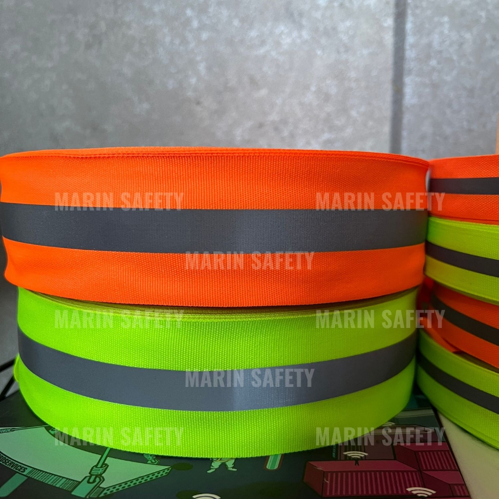 Dây phản quang vải, dây phản quang giao thông loại 1, kích thước 2.5cm và 5cm