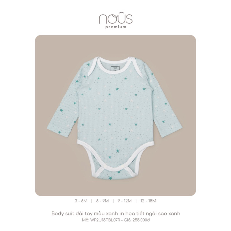 Body chip dài tay nous premium