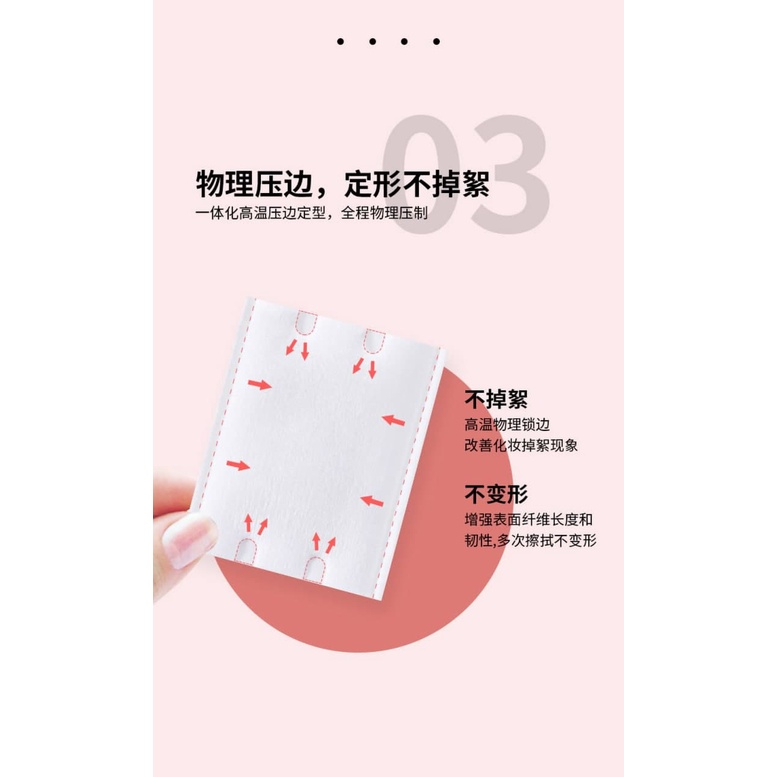 Combo 1 gói bông tẩy trang Lameila  222 miếng và 1 chai nước tẩy trang Maycreat 300ml siêu tiết kiệm Nedevi