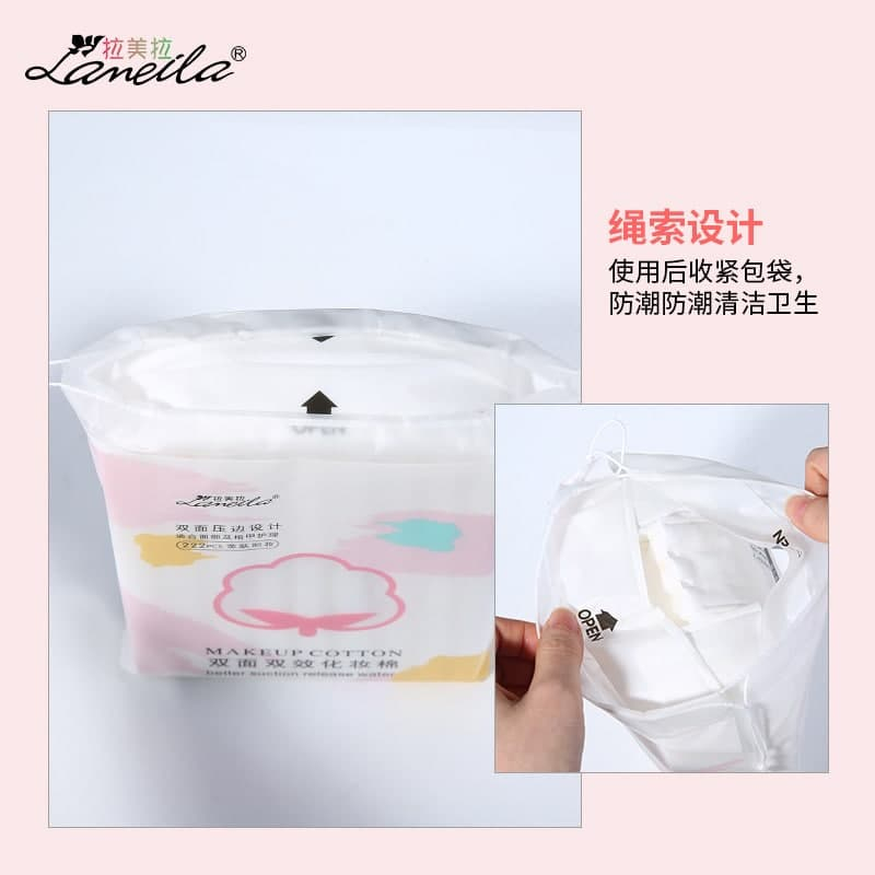 Combo 1 gói bông tẩy trang Lameila  222 miếng và 1 chai nước tẩy trang Maycreat 300ml siêu tiết kiệm Nedevi