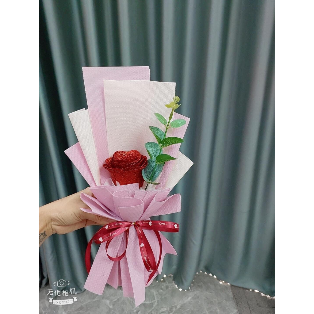 Bó Hoa Sáp Kim Tuyến 1 Bông Qùa Tặng - MINDI STORE