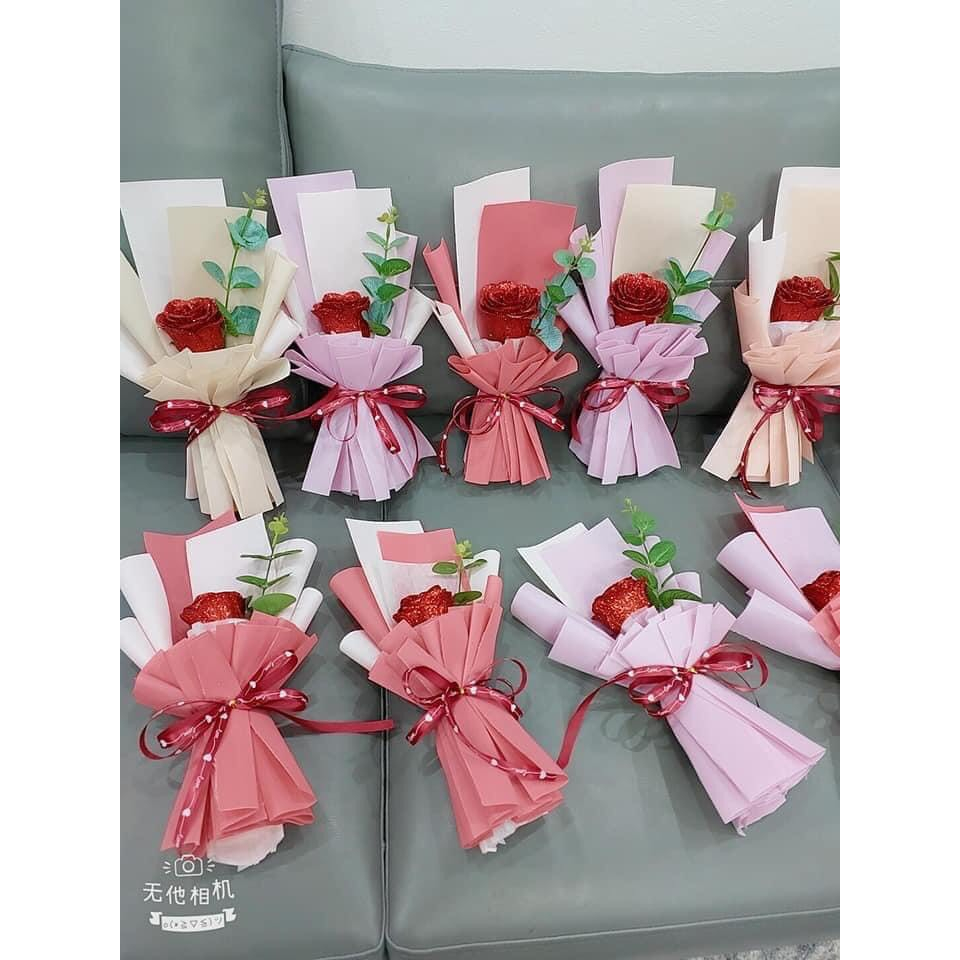 Bó Hoa Sáp Kim Tuyến 1 Bông Qùa Tặng - MINDI STORE