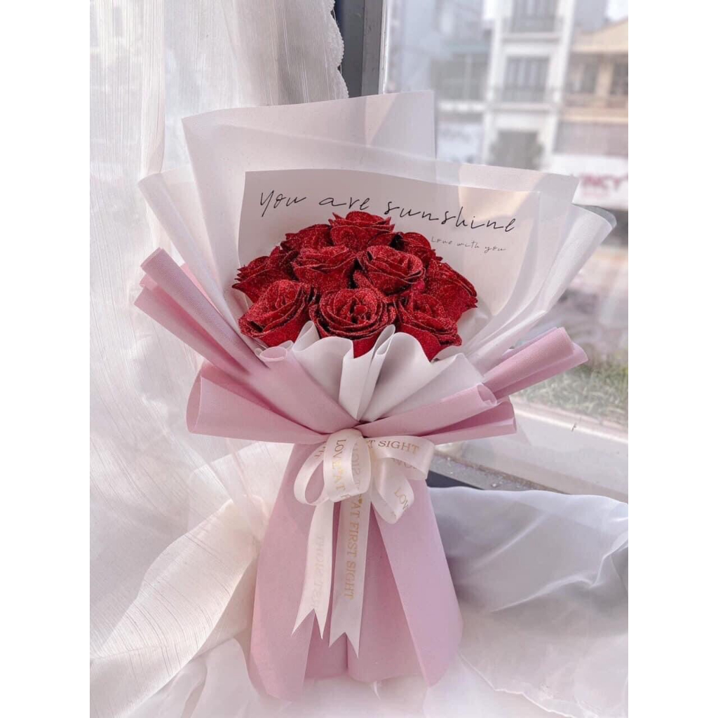 Bó Hoa Sáp Kim Tuyến 3-5-7-10 Bông Qùa Tặng - MINDI STORE