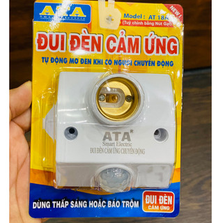 Đui đèn cảm ứng chuyển động ATA AT-18A NÚT GẠT DỄ CHỈNH ,Chính hãng BH12 Tháng