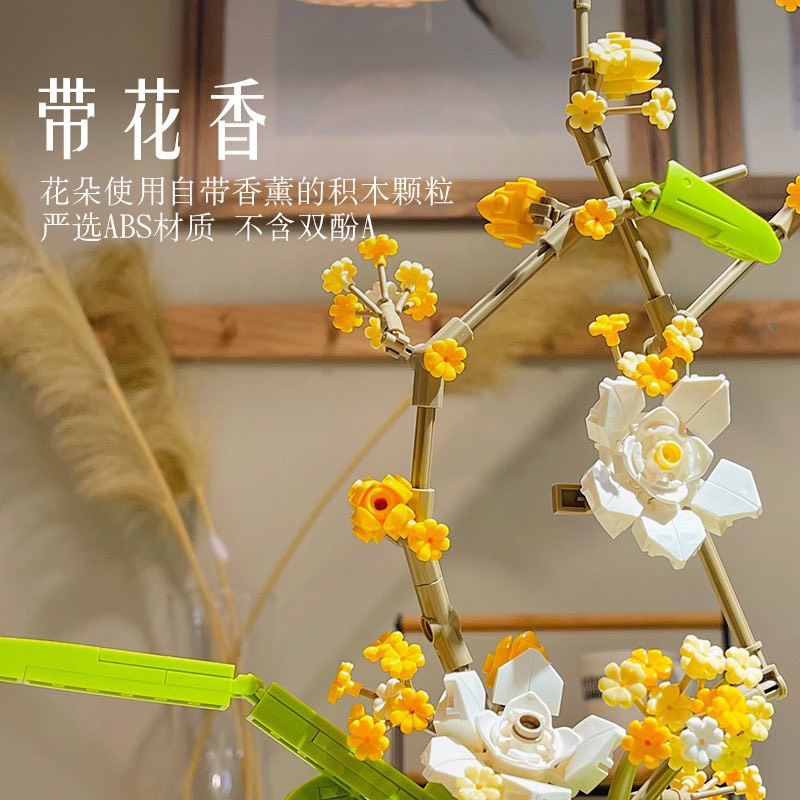 Bộ lắp ráp mô hình chậu hoa nhiều mẫu