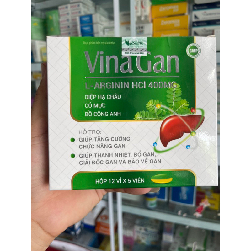 Bổ Gan Vinagan - Tăng Cường Chức Năng Gan, Giải Độc, Giảm Mụn, Mẩn Ngứa, Mề Đay