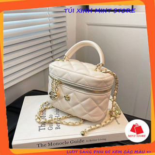  Túi xách nữ cốp hoa trần chỉ mềm đẹp kiểu dáng thời trang xu hướng 2025 PK 571 